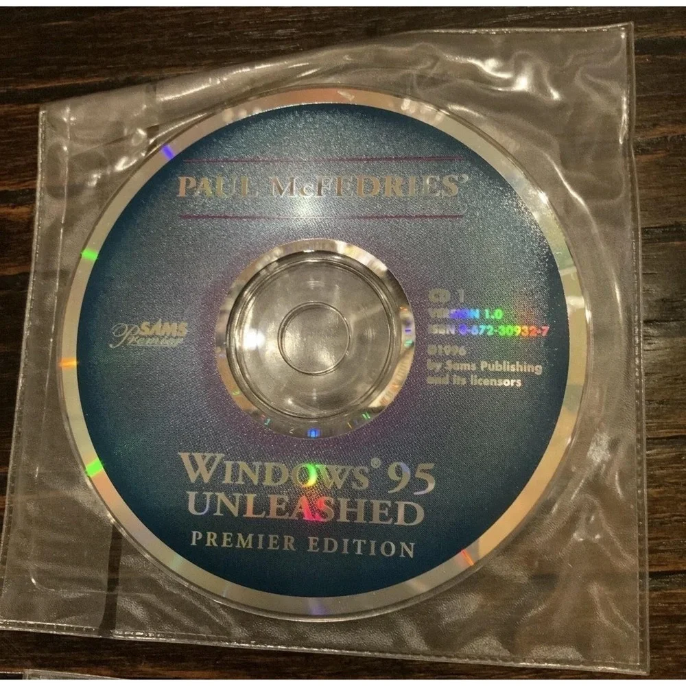 Vintage Windows 95 Unleashed Premier Edition 2 CD PC Software‎ Sams Publishing
